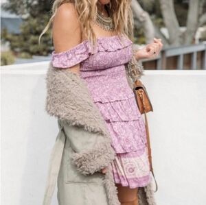 Spell Dahlia Ra Ra Mini Dress